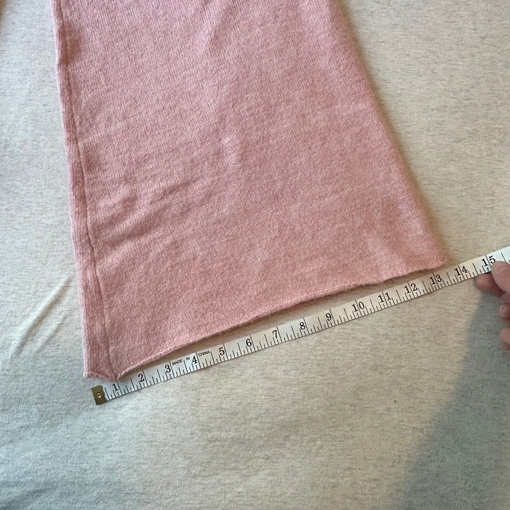 Sincerely Jules Pink Knit Wide Leg Lounge Pants Small ST669-SET Flare Trousers‎ - Picture 2 of 5